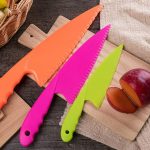 Children’s Plastic Fruit Bread Dessert Kitchen Knife Set