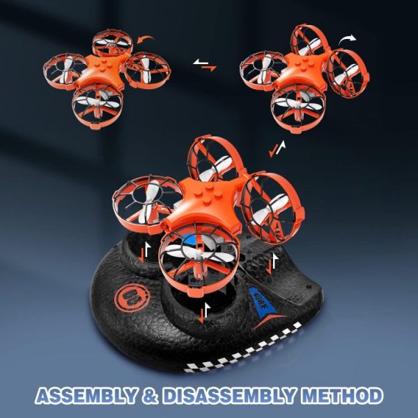 3 In 1 Air, Land & Water Hovercraft Drone