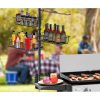 5-In-1 Outdoor Bbq Accessories Caddy Storage Rack - Camper Must Have Grill Utensil Holder, Kitchen Storage Tool