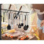 5-In-1 Outdoor Bbq Accessories Caddy Storage Rack - Camper Must Have Grill Utensil Holder, Kitchen Storage Tool