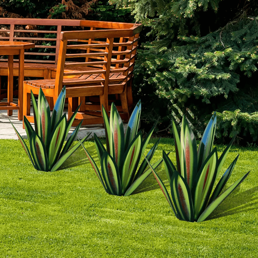 Anti-Rust Metal Tequila Agave Plant-Perfect For Garden