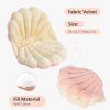 Clam Shell Shaped Garden Chair Decorative Cushion, For Couch, Bed, Living Room, Home Office Decor