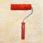 Decorative Pattern Embossing Paint Roller, Decorative Art Texture Roller, 7” Patterned Paint Roller for Wall Decoration