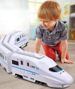 Electric Toy Train For Kids With Action Flashing Lights