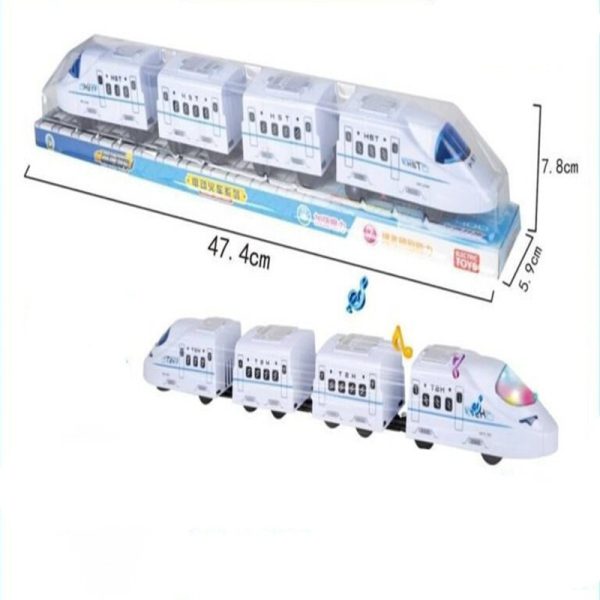 Electric Toy Train For Kids With Action Flashing Lights