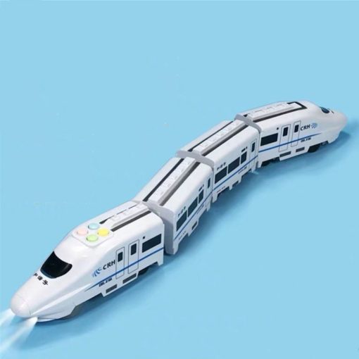 Electric Toy Train For Kids With Action Flashing Lights