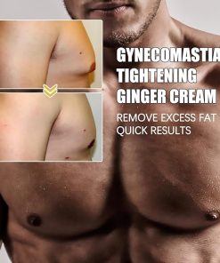 Gynecomastia Tightening Ginger Cream, Ginger Cream for Men, Effectively Shrinks Men Chest Tightening Ginger Cream