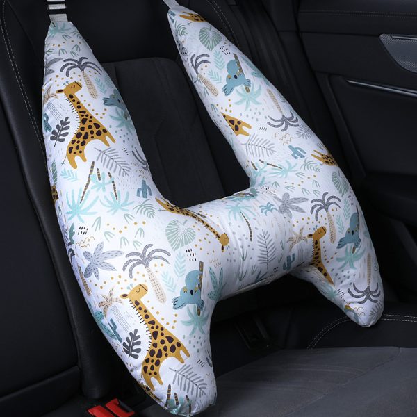 H-Shape Car Seat Pillow, Kids Car Pillows for Sleeping, Child Car Sleeping Head Support, Travel Neck Rest Car Seat Pillow