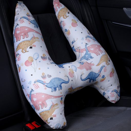 H-Shape Car Seat Pillow, Kids Car Pillows for Sleeping, Child Car Sleeping Head Support, Travel Neck Rest Car Seat Pillow