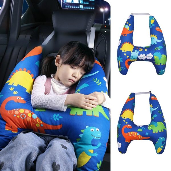 H-Shape Car Seat Pillow, Kids Car Pillows for Sleeping, Child Car Sleeping Head Support, Travel Neck Rest Car Seat Pillow