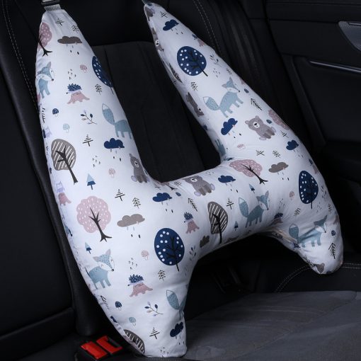 H-Shape Car Seat Pillow, Kids Car Pillows for Sleeping, Child Car Sleeping Head Support, Travel Neck Rest Car Seat Pillow