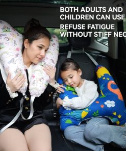 H-Shape Car Seat Pillow, Kids Car Pillows for Sleeping, Child Car Sleeping Head Support, Travel Neck Rest Car Seat Pillow