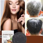 Hair Darkening Shampoo Bar, Black Soap for Gray Hair, Natural Organic Conditioner and Repair Essence