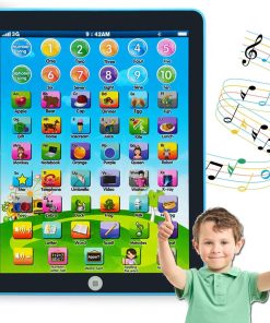 Kids Learning PadTablet Interactive Toddler Toys with Words Numbers Alphabets Music English Electronic Educational Toy