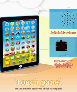 Kids Learning PadTablet Interactive Toddler Toys with Words Numbers Alphabets Music English Electronic Educational Toy