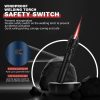 Lightsaber Butane Torch Lighter, Windproof Adjustable Refillable Red Flame Jet Torch Lighter With Safety Switch