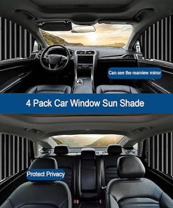 Magnetic Car Window Sliding Curtain - Car Sunshade Magnetic Side Window Curtain