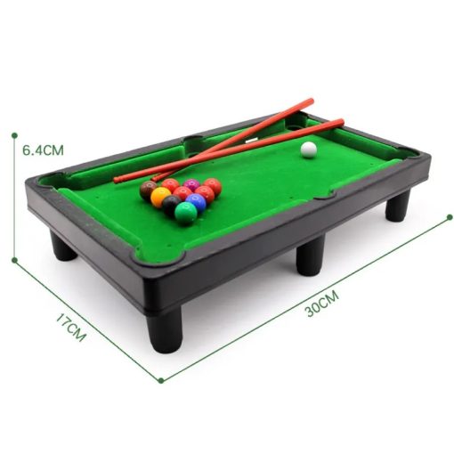 Mini Pool Table For Kids With 2 Pool Cues, Set Of Billiard Balls And Rack – Complete Small Pool Table Set For Children – Great Gift Idea For Boys And Girls