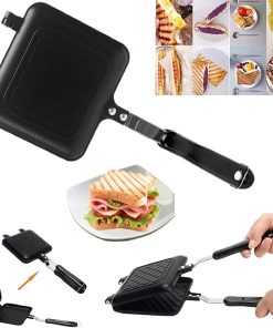 Non-Stick Sandwich And Panini Maker With Insulated Handle