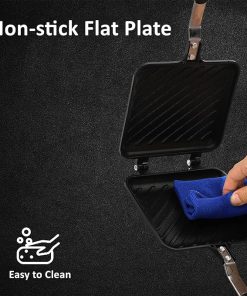 Non-Stick Sandwich And Panini Maker With Insulated Handle