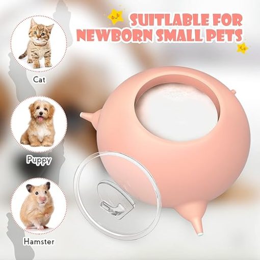 Portable Pet Milk Feeding Bowl - Puppies Nursing Station For Born Pets