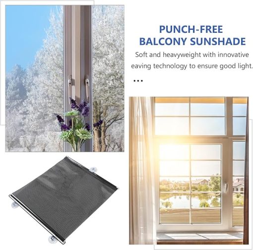 Suction Cup Solar Shades Roller Blinds