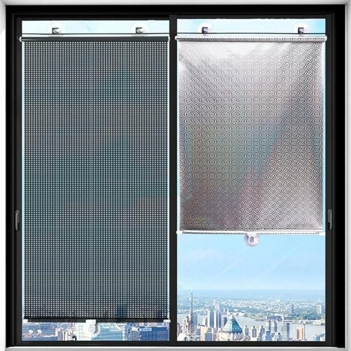 Suction Cup Solar Shades Roller Blinds