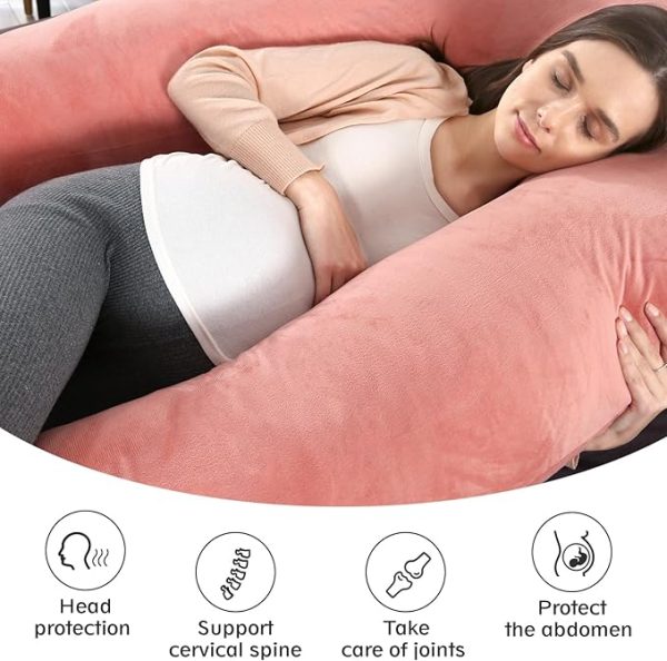 U-shaped Cotton Pregnant Women Pillow And Cushion Waist Pillow