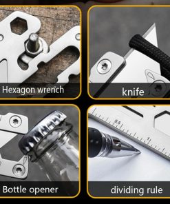 Utility Knife, Retractable Razor Blade, Titanium Box Cutter Locking Razor Knife, Edc Knife Multi-Tool