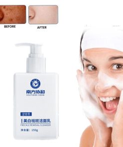 Whitening Facial Cleanser with Niacinamide, Whitening Freckle Removal Cleanser, Foaming Facial Cleanser Oil Control Moisturizing