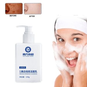 Whitening Facial Cleanser with Niacinamide, Whitening Freckle Removal Cleanser, Foaming Facial Cleanser Oil Control Moisturizing