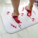 Bloody Bathroom Mat – Color Changing Shower Doormat