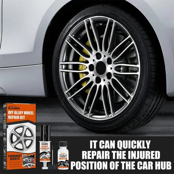 Diy Alloy Wheel Repair Kit - Rim Scrapes Scratches Remover