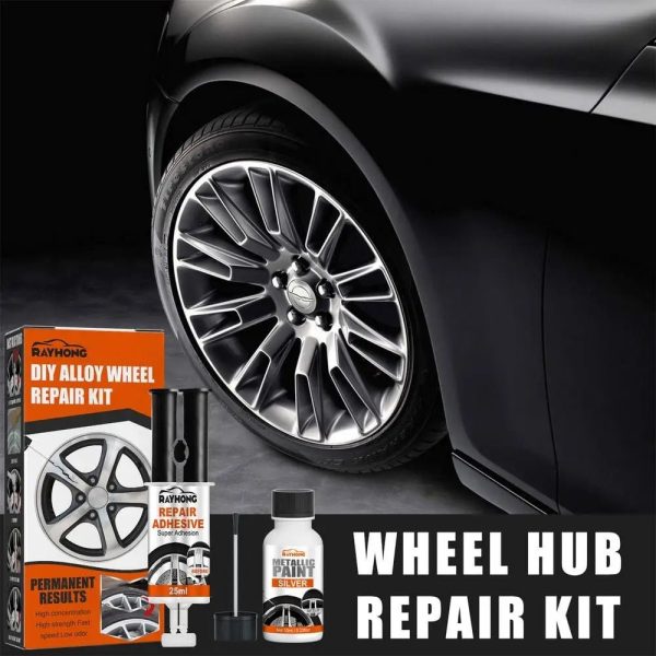 Diy Alloy Wheel Repair Kit - Rim Scrapes Scratches Remover