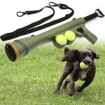 Dog Ball Launcher, Interactive Ball Thrower, Load & Launch Tennis Balls For Dogs