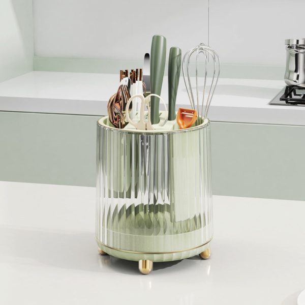 Multifunctional Rotating Kitchen Knife Holder.