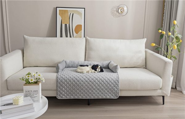 Large Dog Sofa Bed With Cushion.