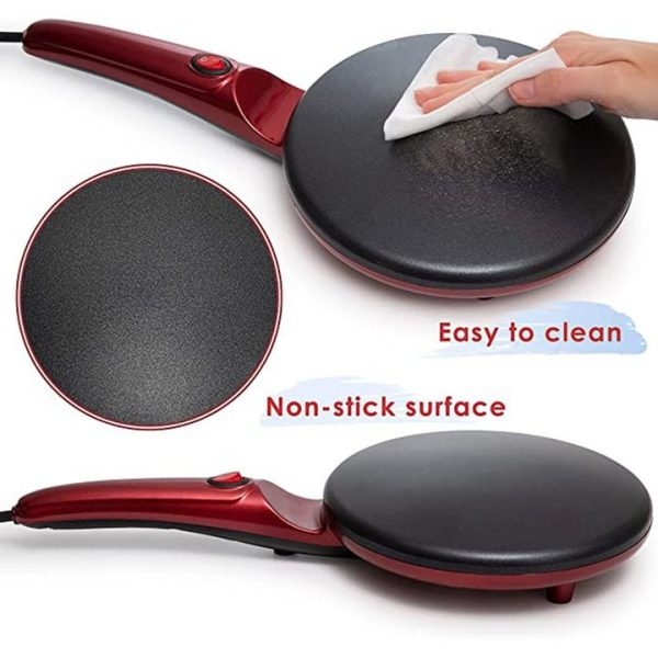 Electric Crepe Maker - Non - Stick Kitchen Machine