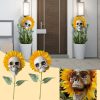 Halloween Decor Skull Sunflower - Outdoor Sunflower Decorative Stake