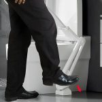 Pedal Toilet Seat Lifter - Anti-Dirty Telescopic Foot-Operated, And Strong Double-Sided Waterproof Adhesive