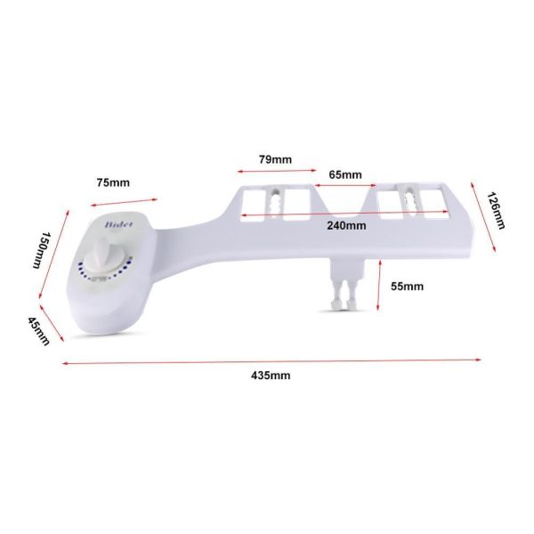 Portable Bidet With Self Cleaning Retractable Nozzle