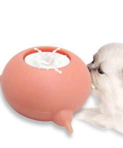 Portable Pet Milk Feeding Bowl - Puppies Nursing Station For Born Pets