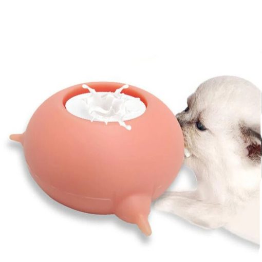 Portable Pet Milk Feeding Bowl - Puppies Nursing Station For Born Pets