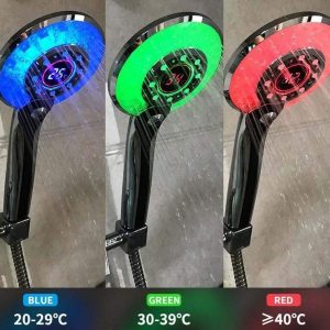 Led Color Shower Head With Temperature Display