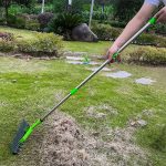 Thatch Rake – Efficient Steel Metal Lawn Grass Rake With Stainless Steel Handle