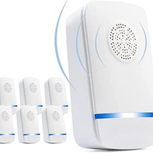 Ultrasonic Pest Repeller Indoor, Pest Repellent Ultrasonic Plug In, Insect Rodent Repellent Ultrasonic Plug In, Pest Control For Bugs Roaches Insects Spiders Mice Mosquitoes Flies Cockroach, 6 Pack