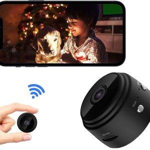 Senri Mini Security Camera, 1080P Hd Wifi Home Indoor Outdoor Camera For Baby/Pet/Nanny, Ip Camera Remote Viewing For Security With Ios,Android Phone App