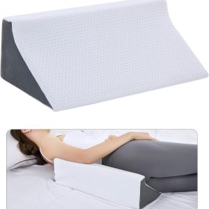 Touchutopia Wedge Pillow For Sleeping, Side Sleeper Body Back Positioners For Back Pain, Preventing Bedsores, After Surgery, Pregnancy Support, Ankle Support, Bed Wedge Pillow For Side Sleepers