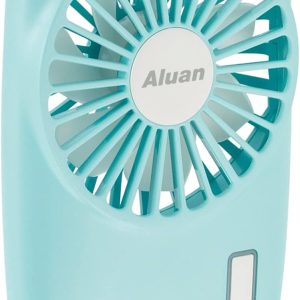 Aluan Handheld Mini Fan Powerful Small Personal Portable Speed Adjustable Usb Rechargeable Eyelash Fan For Kids Girls Boys Woman Man Home Office Outdoor Travel