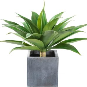 Velener Artificial Plant Outdoor Agave – Large Size Uv Resistant Agave Plants For Indoor And Outdoor Decor(28 Inch)